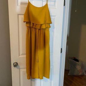 Ruffle Sleeveless Crop Jumpsuit